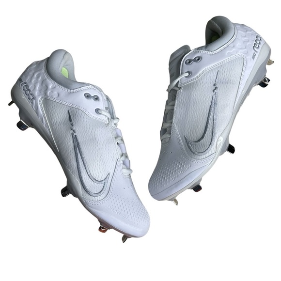 Nike Hyperdiamond 4 Elite Women's Softball Cleats White. Size 12 - Picture 6 of 10